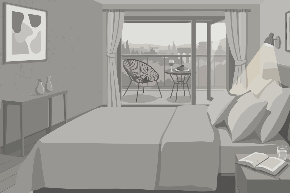 Suite Junior con vistas al mar (2 adultos + 2 niños)
